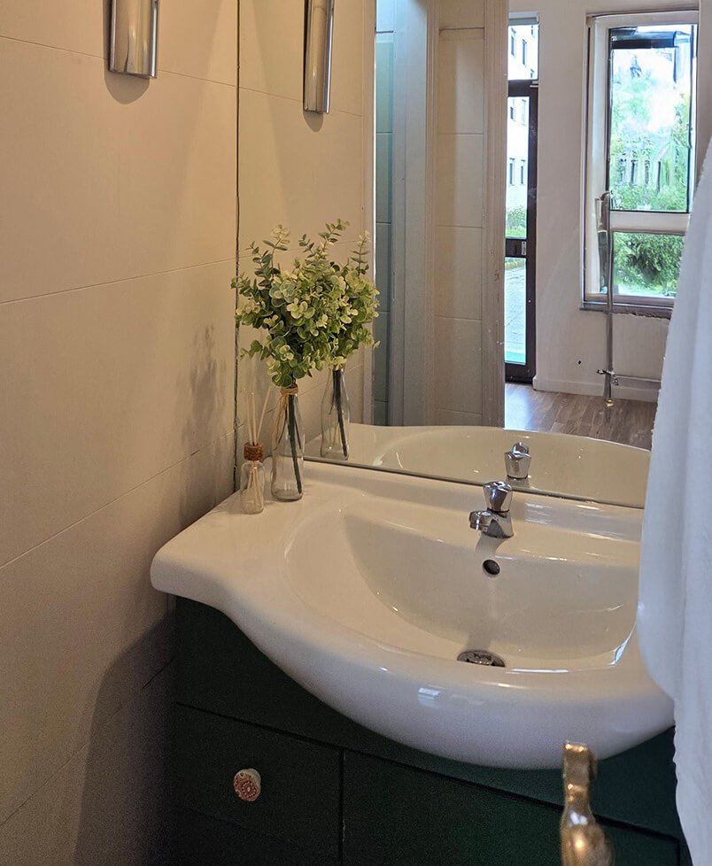 Disponibilizamos banheiro